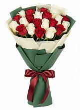 Букет Микс из красных и белых роз #REPLACE_PRED# Кондрово