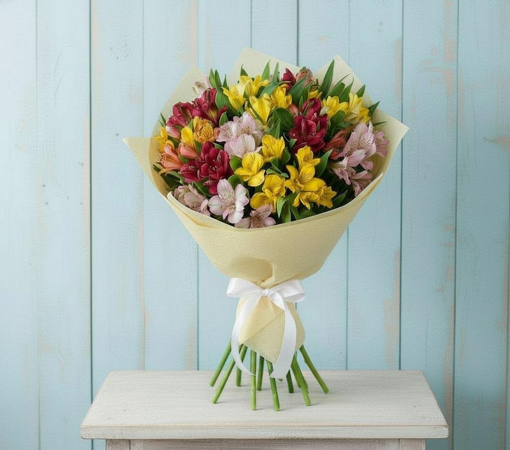 Букет цветов из: Альстромерии в Кондрово
